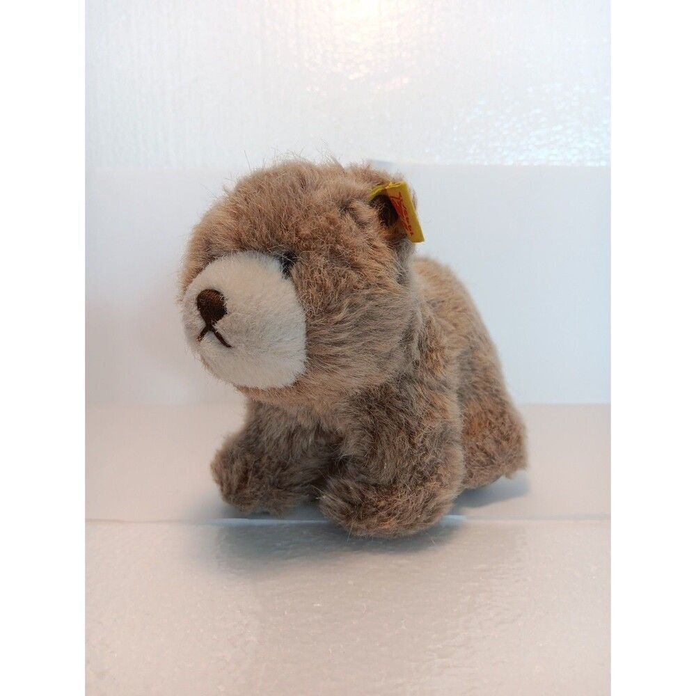 STEIFF Mini Standing Brownie Browny Bear 5" Brown 1445/12 Stuffed Plush Animal